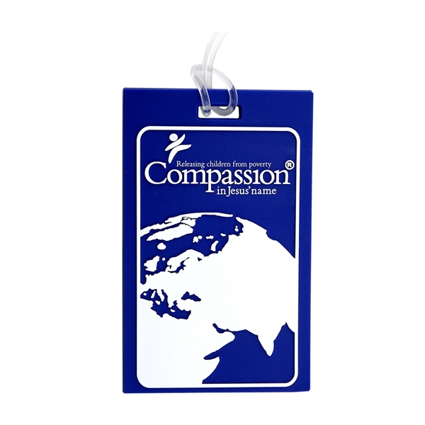 4" PVC luggage tag in assorted shapes and styles with silicone... from ASI 52263 EMT / EMT EMT EASY