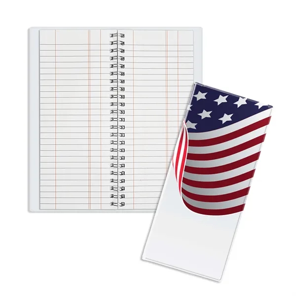Wire-O tally book with a reinforced vinyl cover, 200 pages, durable... from ASI 54040 Fey Promo / Tally Books by Fey