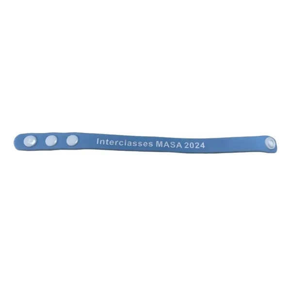 Adjustable snap-fastener wristband plus 1 color silkscreen on 1 location plus... from ASI 37218 Athena Promo (tm)