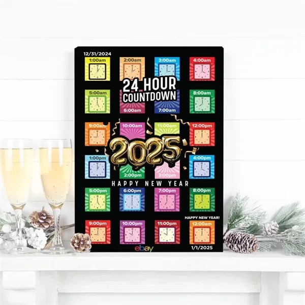 Advent calendar with 24 doors that open to reveal foil-wrapped chocolate.... from ASI 44900 NC Custom (CI/Lanco) / Chocolate Inn