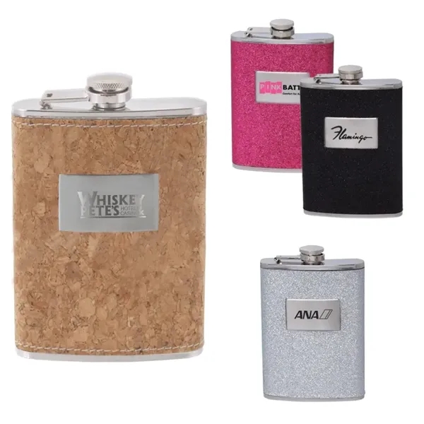 Wrapped 8 oz Flask.... from ASI 46755 Cosmo Promos