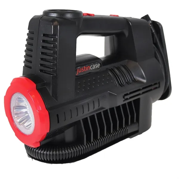 High pressure and low volume for cars tires. 12 volt dc.... from ASI 63698 Justin Case®