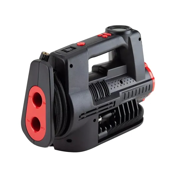 High pressure and low volume for cars tires. 12 volt dc.... from ASI 63698 Justin Case®