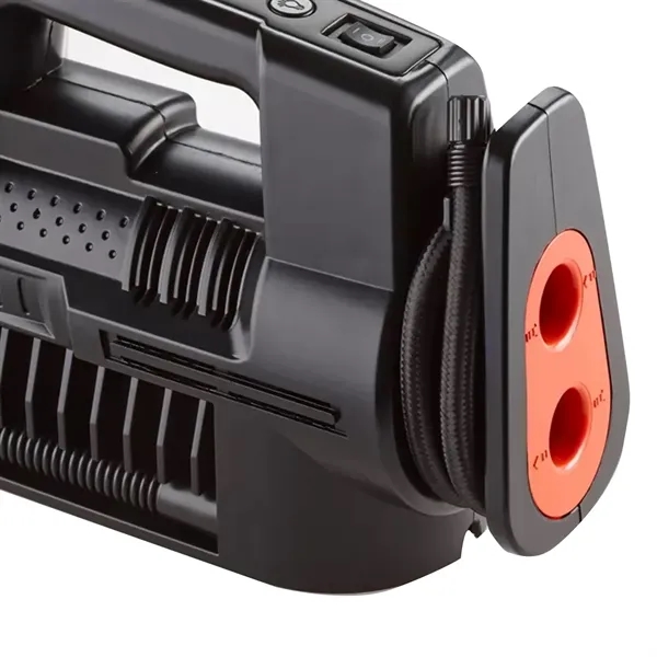 High pressure and low volume for cars tires. 12 volt dc.... from ASI 63698 Justin Case®