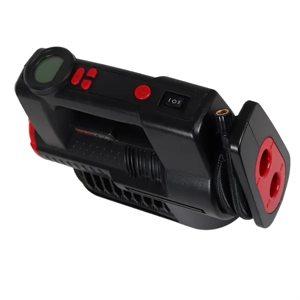 High pressure and low volume for cars tires. 12 volt dc.... from ASI 63698 Justin Case®