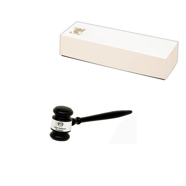 10-1/2" Ebony Finish Gavel with Gift Box.... from ASI 56020 The Gavel Company / The Gavel Company