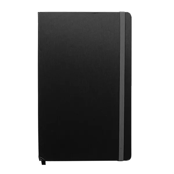 Hardcover elastic strap notebook plus 1 color silkscreen imprint on 1... from ASI 37218 Athena Promo (tm)