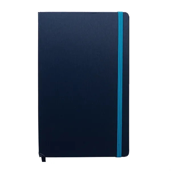 Hardcover elastic strap notebook plus 1 color silkscreen imprint on 1... from ASI 37218 Athena Promo (tm)