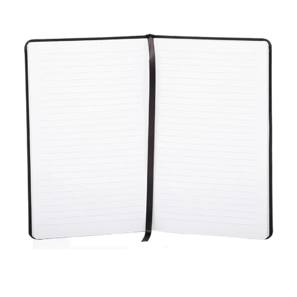 Hardcover elastic strap notebook plus 1 color silkscreen imprint on 1... from ASI 37218 Athena Promo (tm)