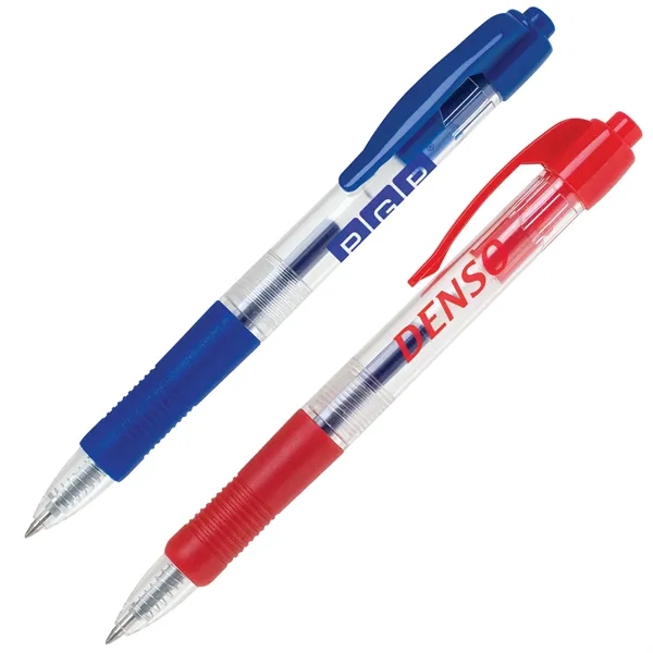 Click action gel ink ballpoint pen with grip.... from ASI 68190 Lungsal / Lungsal