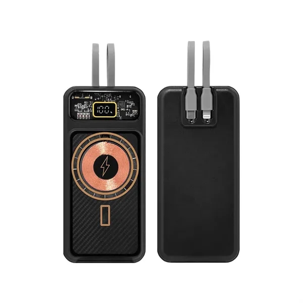 ClearCurrent MagSafe Wireless and Wired Power Bank is the ultimate on-the-go... from ASI 90154 Sunjoy Group Inc