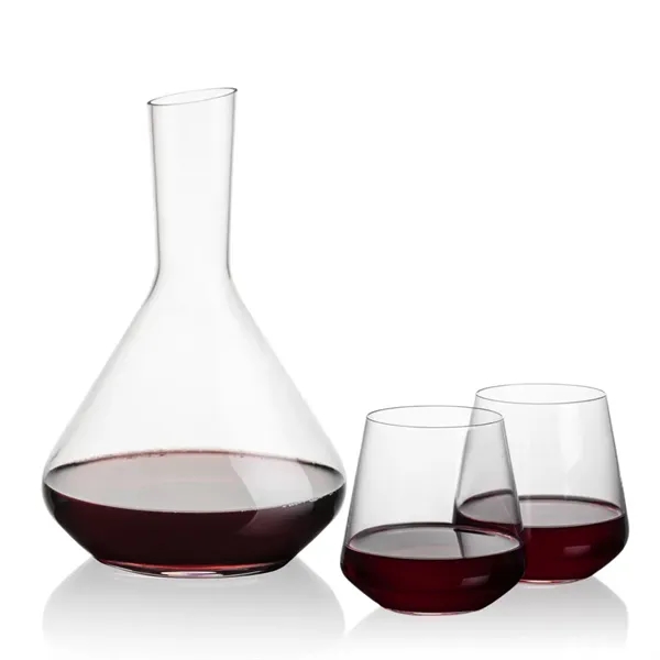 The Terrassa Carafe & 2 Cannes Stemless Wine Set is a... from ASI 84592 St Regis Group