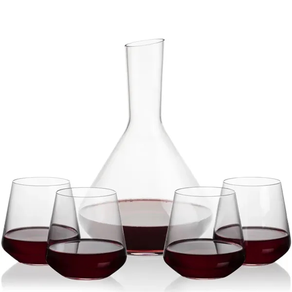 The Terrassa Carafe & 2 Cannes Stemless Wine Set is a... from ASI 84592 St Regis Group