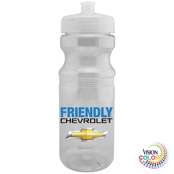 24 oz. ECO Translucent USA-Made Bike Bottle with Matching Lid... from ASI 80060 VisionUSA