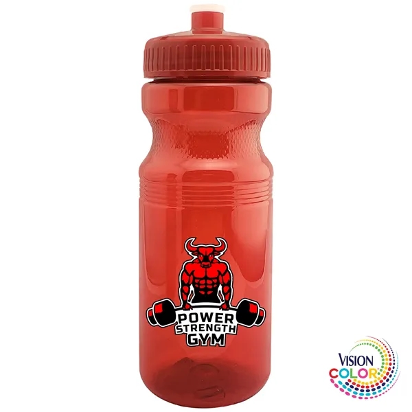 24 oz. ECO Translucent USA-Made Bike Bottle with Matching Lid... from ASI 80060 VisionUSA