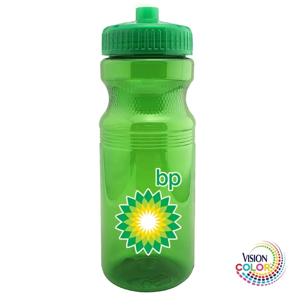 24 oz. ECO Translucent USA-Made Bike Bottle with Matching Lid... from ASI 80060 VisionUSA