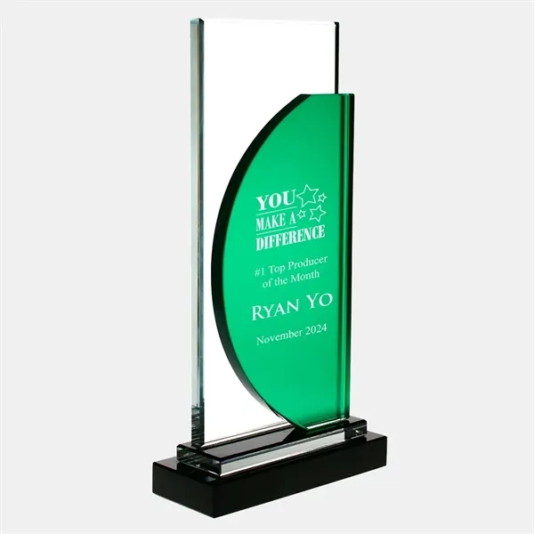 Honor corporate excellence and celebrate milestone achievements with this Half Moon... from ASI 47791 Best Deal Awards