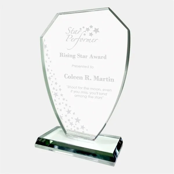 Honor corporate excellence and celebrate milestone achievements with this Star Shield... from ASI 47791 Best Deal Awards