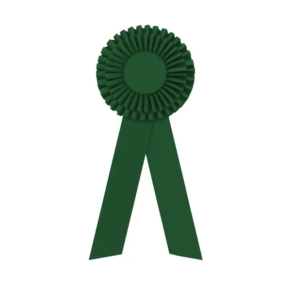 Rosette with two streamers 1 5/8" angled, 12" total length.... from ASI 93520 Ventura Inc