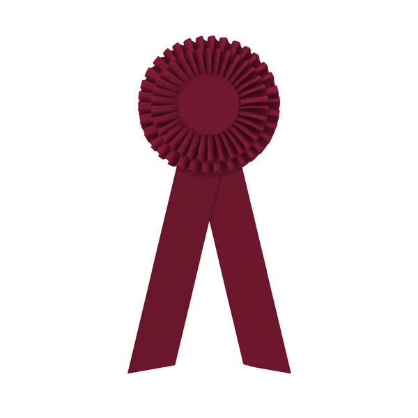 Rosette with two streamers 1 5/8" angled, 12" total length.... from ASI 93520 Ventura Inc