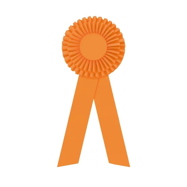 Rosette with two streamers 1 5/8" angled, 12" total length.... from ASI 93520 Ventura Inc