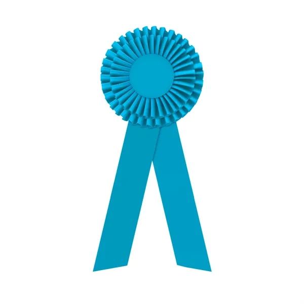 Rosette with two streamers 1 5/8" angled, 12" total length.... from ASI 93520 Ventura Inc