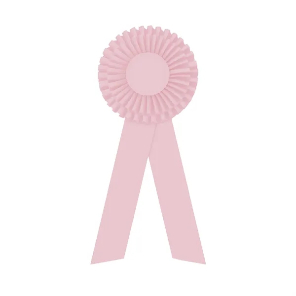 Rosette with two streamers 1 5/8" angled, 12" total length.... from ASI 93520 Ventura Inc