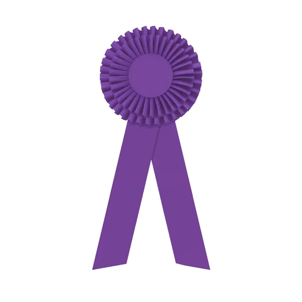 Rosette with two streamers 1 5/8" angled, 12" total length.... from ASI 93520 Ventura Inc