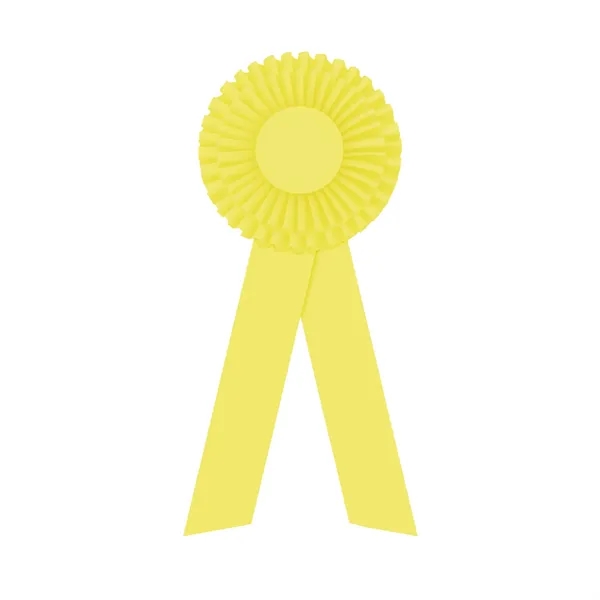 Rosette with two streamers 1 5/8" angled, 12" total length.... from ASI 93520 Ventura Inc