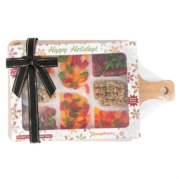 Gummy Charcuterie Tray with Bamboo Board... from ASI 44900 NC Custom (CI/Lanco) / Chocolate Inn