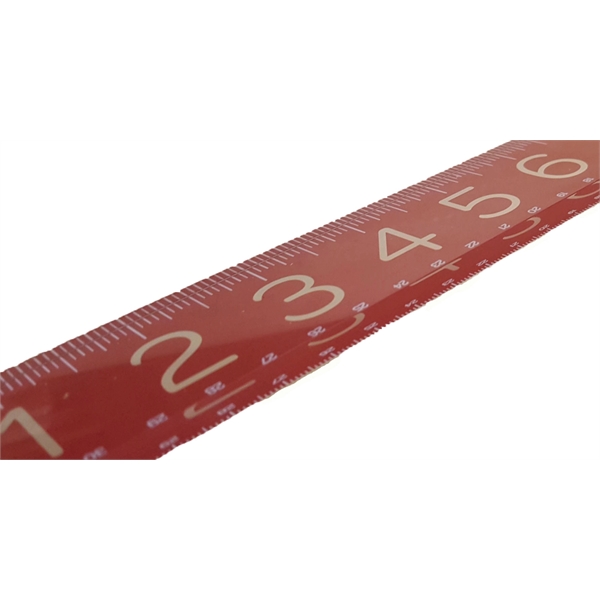 6" x 1" x 0.1875" heavy duty acrylic color printed ruler.... from ASI 92531 Unique Custom Products / UCP