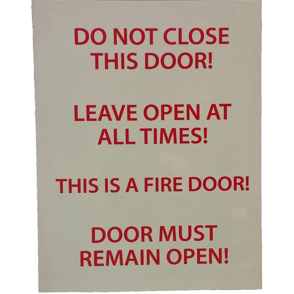 6" x 8" x 0.02" aluminum color printed display sign. Made... from ASI 92531 Unique Custom Products / UCP