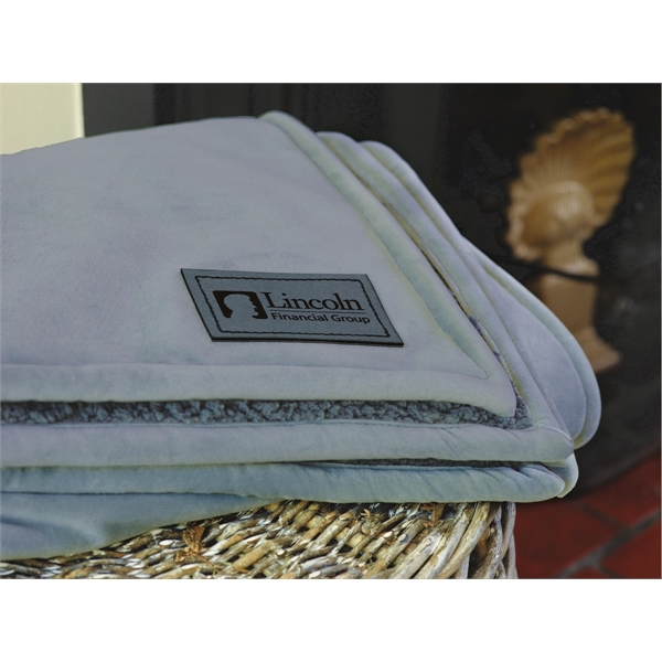 Newcastle Sherpa Blanket measuring a Luxury Size 50" x 70" with... from ASI 91605 Towel Specialties / Cobblestone Mills