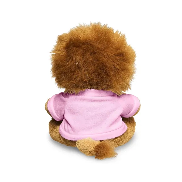 Adorable tan plush lion available in your choice of 9 t-shirt... from ASI 79530 Prime Line