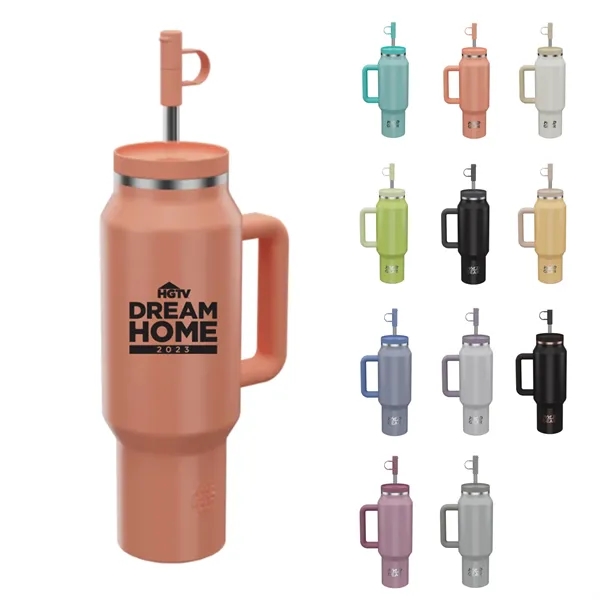 Leak-Resistant Straw Port,Cup Holder Friendly,Shatterproof Straw,Sweat Proof,Double Powder Coating,Insulated Lid... from ASI 72657 Active Life Promo / Apres Ski Active Life