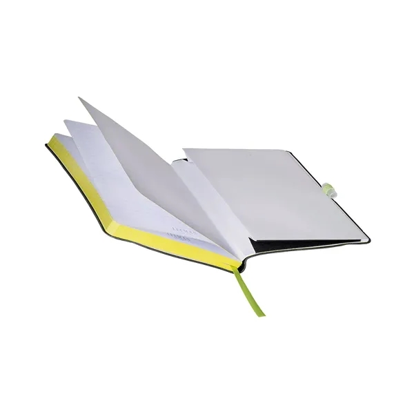 Faux leather cover journal with 96 ruled pages, elastic loop closure,... from ASI 79530 Prime Line