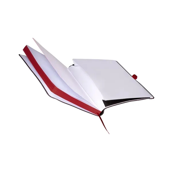 Faux leather cover journal with 96 ruled pages, elastic loop closure,... from ASI 79530 Prime Line