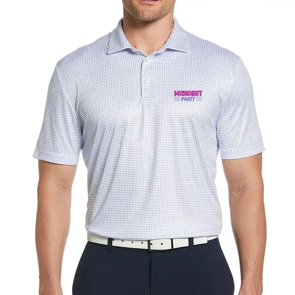 Unisex printed polo with moisture-wicking stretch fabric and 3-button placket.... from ASI 39552 BEL Promo