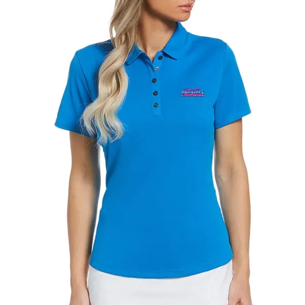 Ladies classic polo with 5-button placket and moisture-wicking stretch fabric.... from ASI 39552 BEL Promo