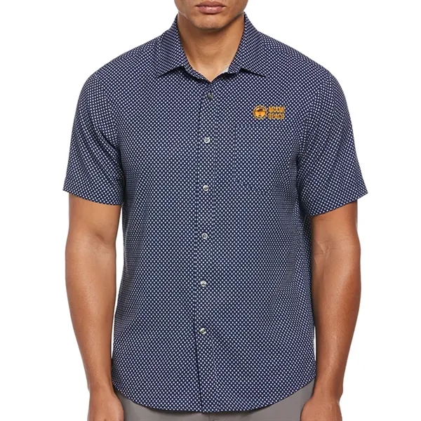 Unisex short-sleeved dress shirt with left chest pocket and performance moisture-wicking... from ASI 39552 BEL Promo