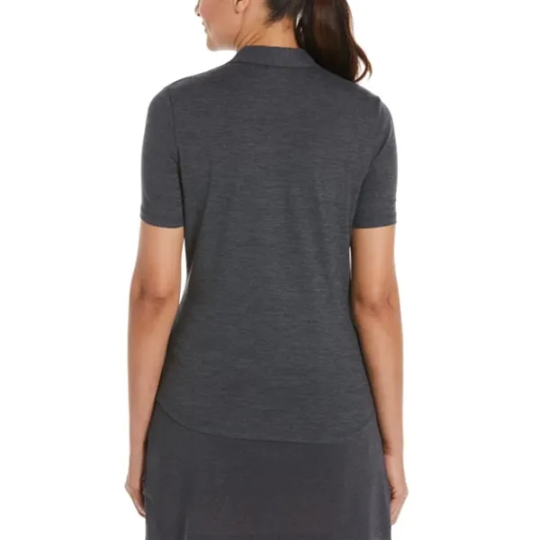 Ladies double knit polo with moisture-wicking stretch fabric and zipper placket.... from ASI 39552 BEL Promo