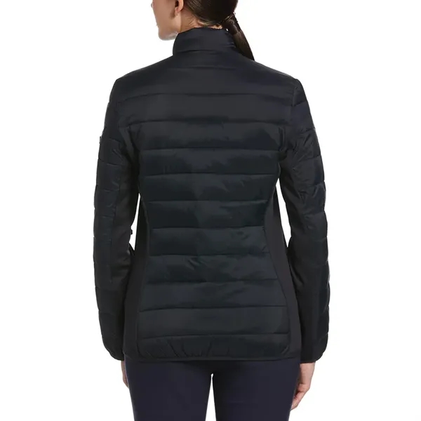 Ladies full-zip puffer jacket with front on-seam pockets and mock collar.... from ASI 39552 BEL Promo