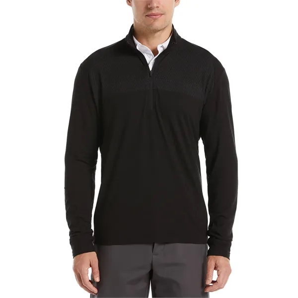 Unisex 1/4 zip pullover with water-repellent finish and enhanced stretch technology.... from ASI 39552 BEL Promo