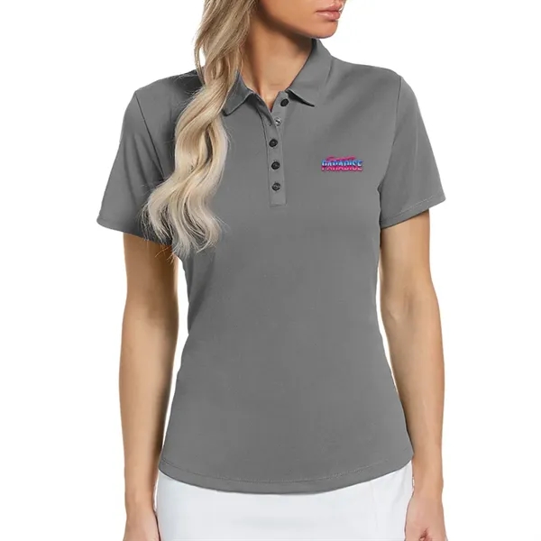 Ladies classic polo with 5-button placket and moisture-wicking stretch fabric.... from ASI 39552 BEL Promo