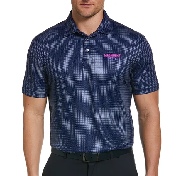 Unisex printed polo with moisture-wicking stretch fabric and 3-button placket.... from ASI 39552 BEL Promo