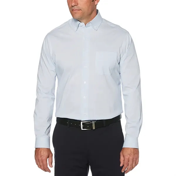 Unisex mini-grid woven shirt with left chest pocket and performance stretch... from ASI 39552 BEL Promo