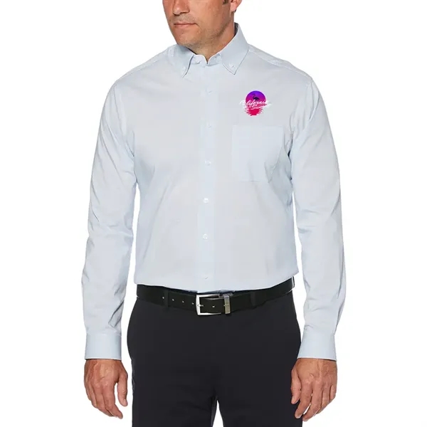 Unisex mini-grid woven shirt with left chest pocket and performance stretch... from ASI 39552 BEL Promo