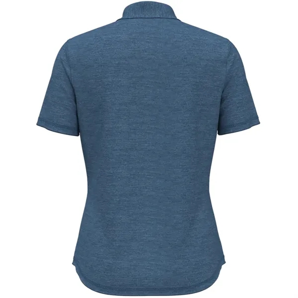 Ladies double knit polo with moisture-wicking stretch fabric and zipper placket.... from ASI 39552 BEL Promo