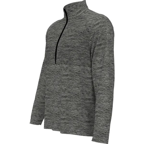 Unisex 1/4 zip pullover with water-repellent finish and enhanced stretch technology.... from ASI 39552 BEL Promo
