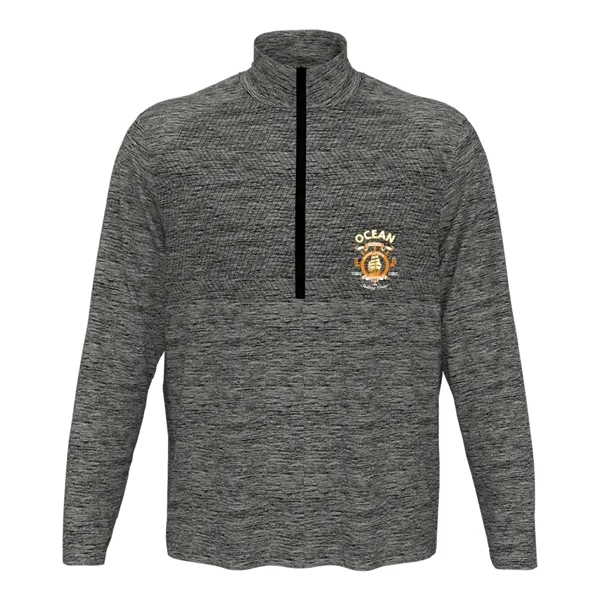 Unisex 1/4 zip pullover with water-repellent finish and enhanced stretch technology.... from ASI 39552 BEL Promo